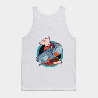 First animal Belka and Strelka Tank Top